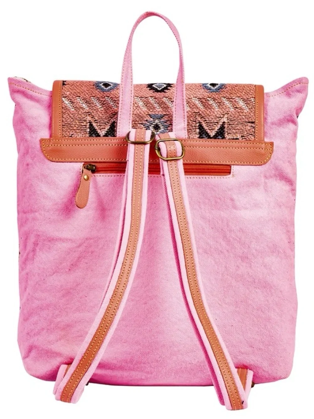Myra Bag Suzanna Trail Geometric Woven Pink Western Patterned Women’s Backpack